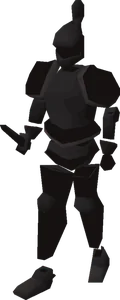 Animated Black Armour