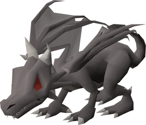 Baby black dragon