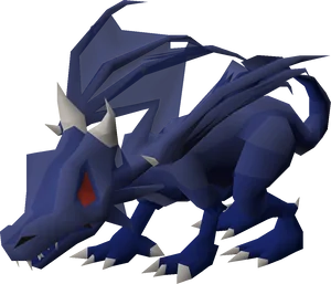 Baby blue dragon