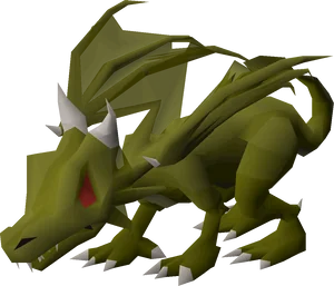 Baby green dragon