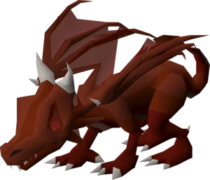Baby red dragon