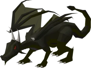 Black dragon (Wilderness Slayer Cave)