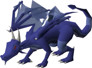 Brutal blue dragon
