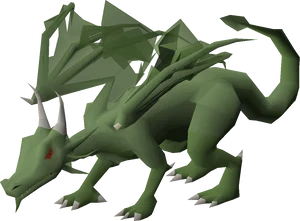 Brutal green dragon