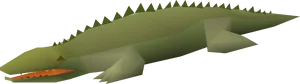 Crocodile (On water)