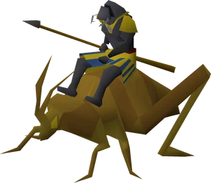 Locust rider