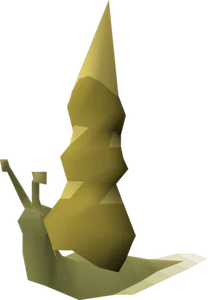 Ochre Blamish Snail (Pointed)